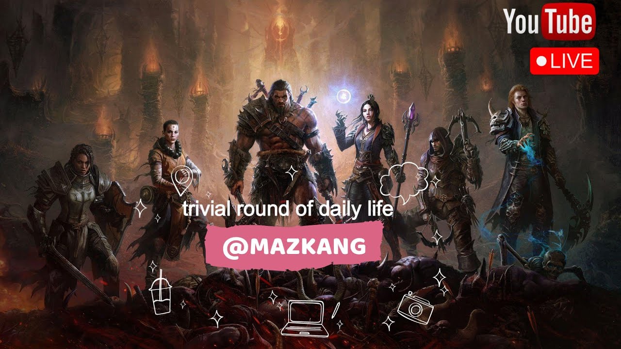 @mazkang _ trivial round of daily life // Diablo IV // paladin 맛보기!  // game pass