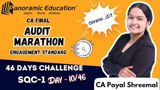 CA Final | Audit Marathon | Standards | SQC 1 | CA Payal Shreemal