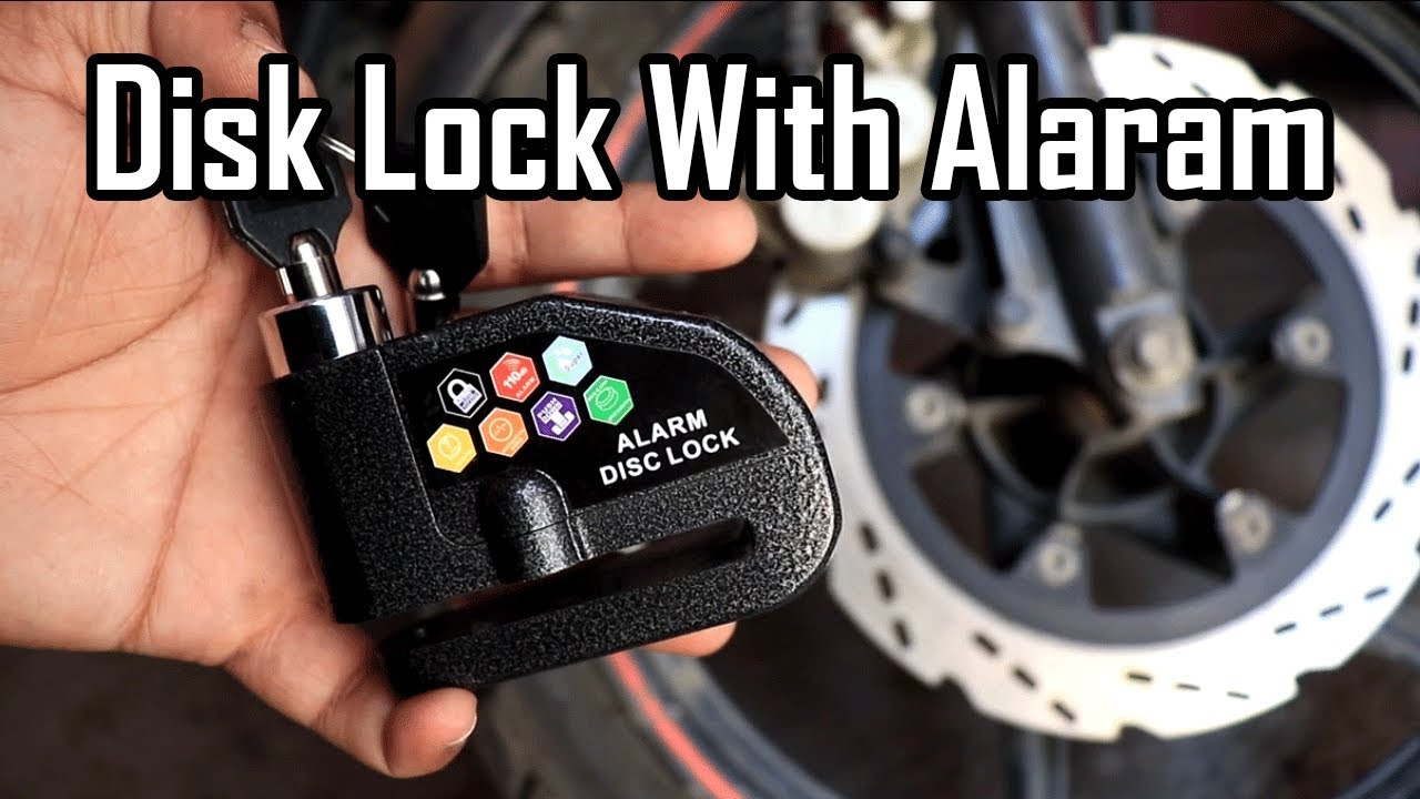 Disk Brake Lock With Alarm YouTube