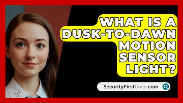 What Is A Dusk-to-dawn Motion Sensor Light? - SecurityFirstCorp.com