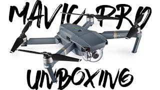 DJI Mavic Pro FLY MORE COMBO Unboxing