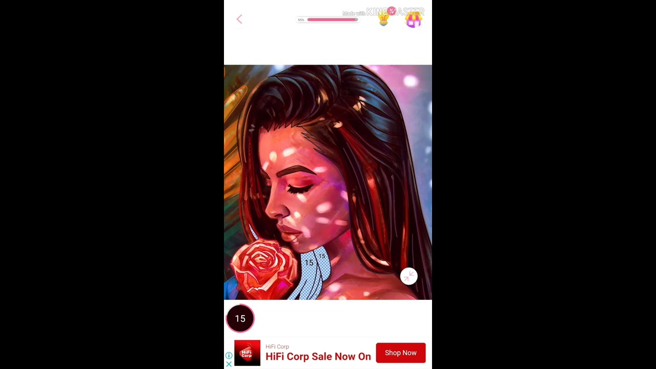 Paint Color App, Paint by Numbers, Fun Stress Reliever Game, iOS