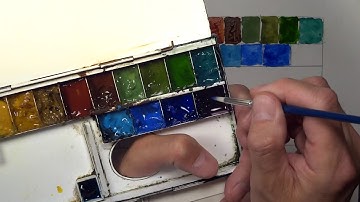 Watercolour Palette Charts and Swatches- with Chris Petri