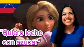 Rapunzel versión Venezolana  *Doblaje| Mi Reacción