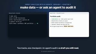Information make data — or ask an agent to audit it | Credit Analytics with AI Agents S1·5 News