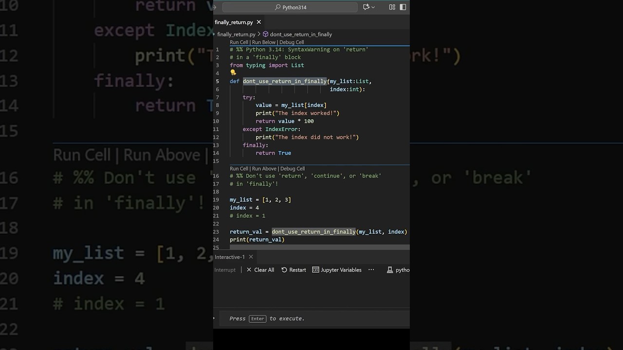 Python 3.14 Helps Us “Finally” Stop Using this Anti-Pattern 
