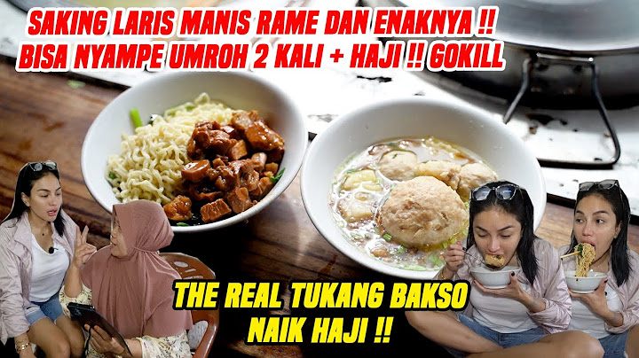 AWESOME!! THE REAL MEATBALL SELLER GOING ON THE HAJJ!! IT'S SO SELLING SO MUCH AND SO DELICIOUS...