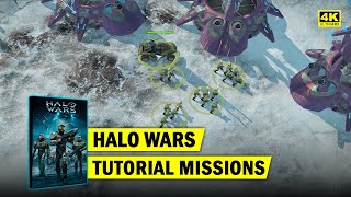 HALO WARS - TUTORIAL BASIC AND ADVANCED MISSIONS - 4K 60 FPS