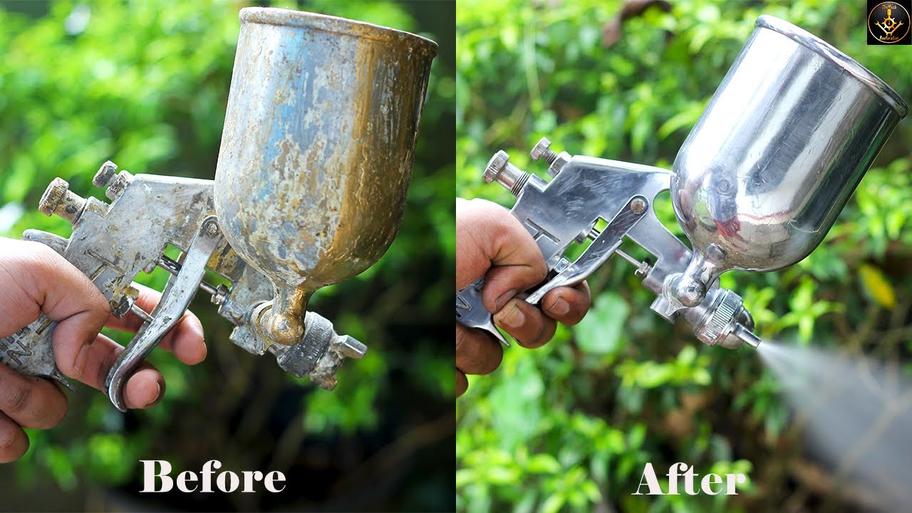 Old Spray Gun Restoration | Found It In Junk Yard