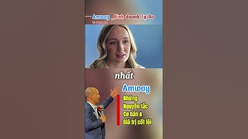 Tự do 1 trong những nguyên tắc cơ bản & giá trị cốt lõi của Amway #amway #crador5a #tovuongba