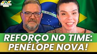 Penélope Nova debuts as a commentator on Auriverde Brasil.