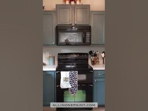 Beyond Paint Before and After - Kitchen Cabinets 