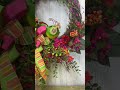 DIY Tropical Summer Wreath Tutorial | Bright Front Door Decor with Designer Color