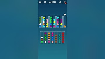 BALL SORT PUZZLE LEVEL 520