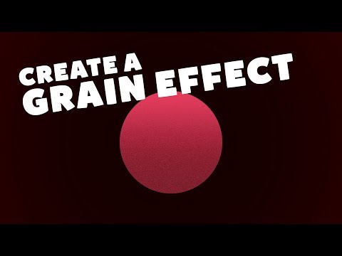 How To Create Grain Effects In Adobe Illustrator CC