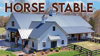 Touring A BRAND NEW Horse Stable