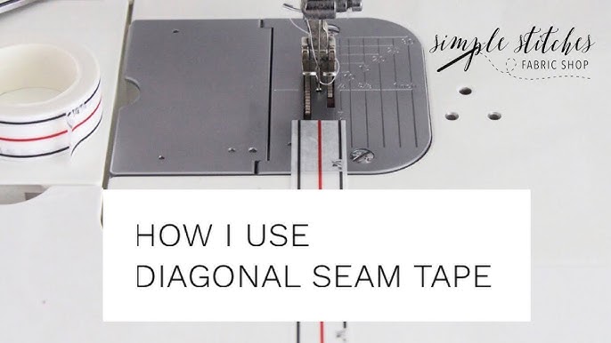 Diagonal Seam Tapes Sewing Basting Tape for Sewing Straight