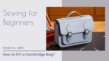 DIY Leather Kit-Beginner | How to Make a Cambridge Bag | Tutorial DB121