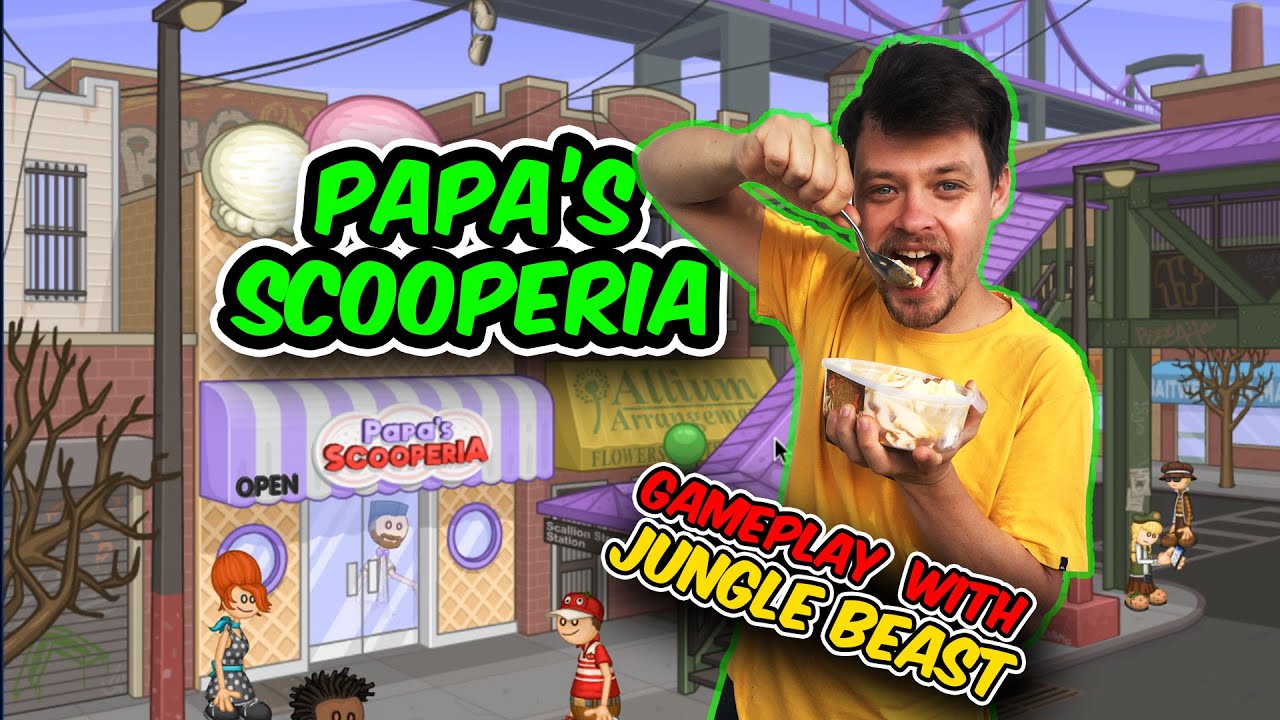 Papa's Scooperia - Skill games 