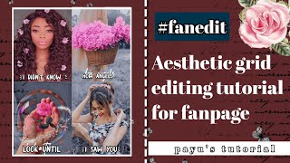•Aesthetic grid editing tutorial 🕊payu's tutorial