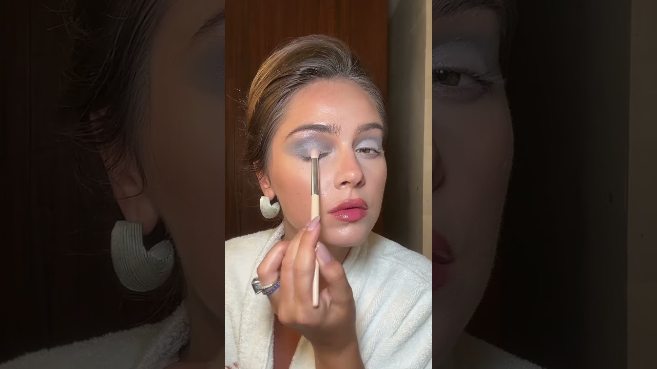 Blue eyemakeup Look 🦋💕🤍