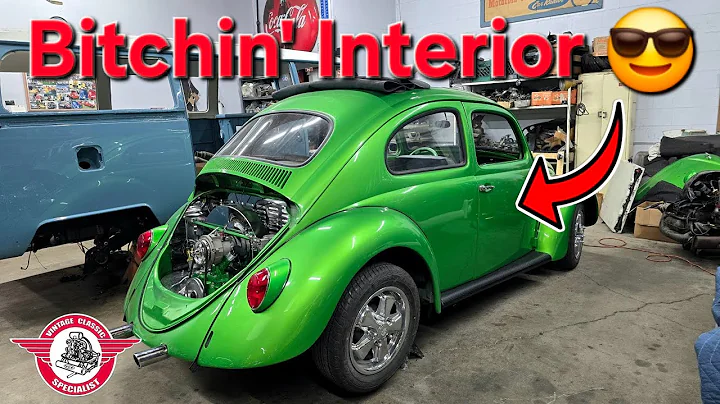 VCS Vintage VW Restoration shop daily update, Episode 549, the custom '62 bug's interior is done!