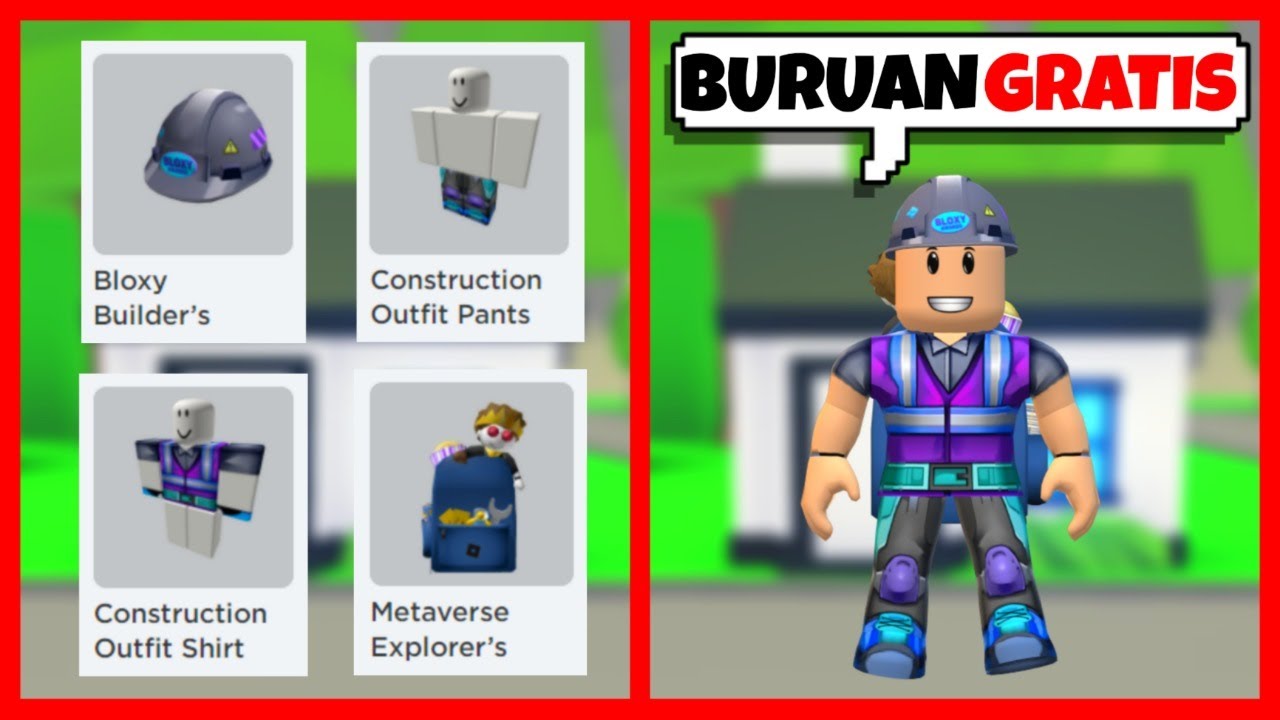 CARA MENDAPATKAN AVATAR/SKIN GRATIS (FREE) DI ROBLOX - Roblox Indonesia 