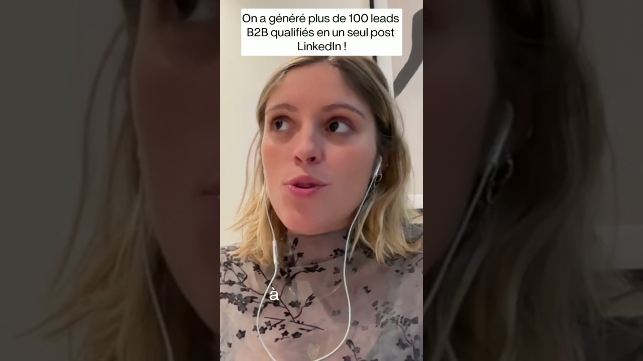 On a généré plus de 100 leads B2B qualifiés en un seul post LinkedIn !