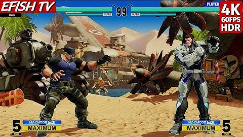 Clark Still vs Maxima (Hardest AI) - KOF XV