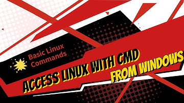 How to Access and Run Basic Linux Commands with CMD (10 SIMPLEST file management commands)
