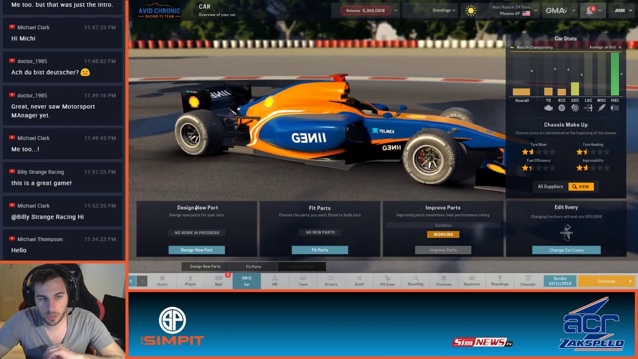 fsresizer Let s Play Motorsport Manager Gameplay Race Managing with The Simpit Pitcrew
