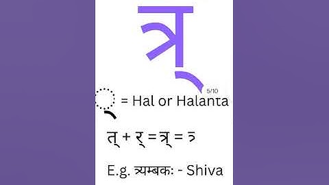 Sanskrit L10 Conjunct Consonants