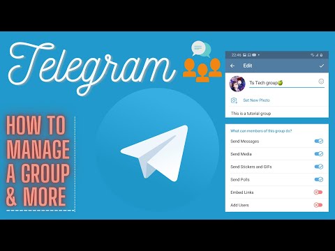 Everything you need to know about Telegram group as an admin - Telegram app tutorial