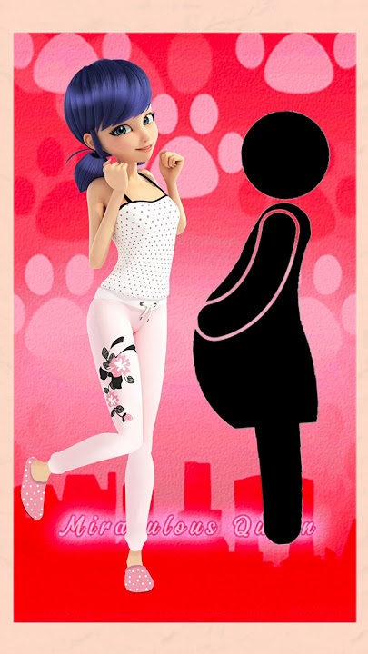 Miraculous Characters As Pregnant Mother #miraculous #shorts #ladybug #catnoir #marinette #tiktok