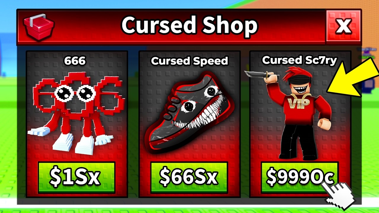 Escape Tsunami But You Can BUY CURSED Speed..
