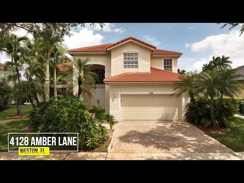 4128 Amber Lane, Weston, FL home video tour