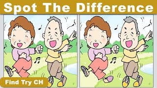 【Spot the difference quiz】Let's train concentration and attention No870