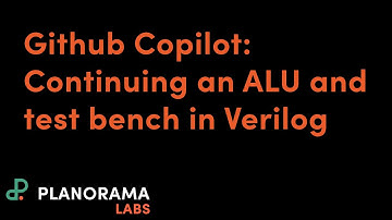 Quick review of using Github Copilot to edit Verilog for an ALU, and create a test bench.