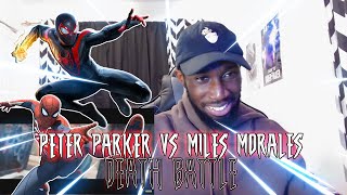 Reaction to Peter Parker vs Mile Morles | Mightyraccoon!