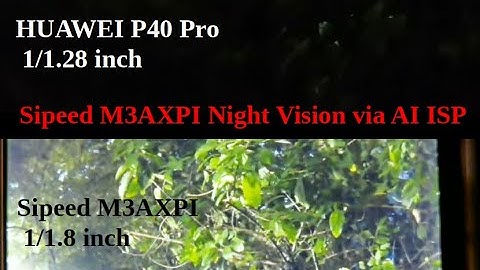 Night Vision Demo of Sipeed MAIX-III AXPI(AX620A)