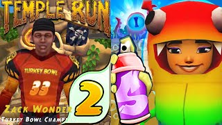 iGameMix👩‍🚒Pride Yutani Subway Surfers Underwater🆚Temple Run 2 Zack Wonder Turkey Bowl Champion #241 screenshot 5