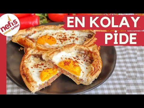 ÇAT KAPI GELEN MİSAFİRE 10 DAKİKADA KIYMALI PİDE ✅