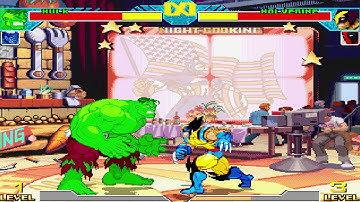 Hulk & Beast VS Wolverine & Deadpool I Marvel vs Capcom Maximum