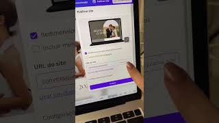 Como publicar site no Canva gratuito #canva #shorts #sites #casamento #dica #tutorial #diy #design