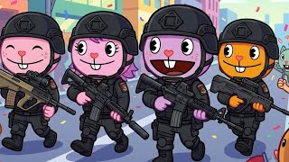 Happy Tree Friends Densus 88 HTF Independence Day Parade! #dreaminacreators #happytreefriends