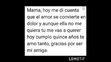 To my mama