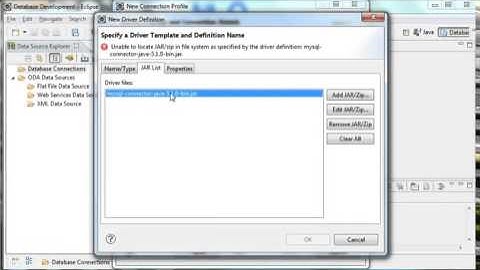 java MySQL Database connection in Eclipse