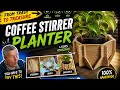 I Stirred My Tea… Then Built THIS 🤯 (Coffee Stirrer Planter).