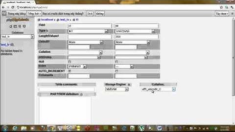 phpmyadmin tiếng việt trong mysql