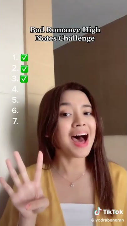 Lyodra Ginting - Bad Romance High Notes Challenge TIKTOK
